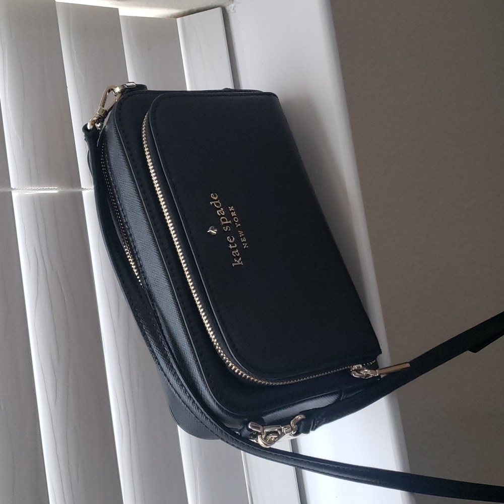 Staci Dual Zip Around Crossbody by Kate Spade